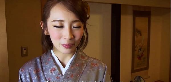  Japanese kimono lady, Aya Kisaki is moaning, uncensored